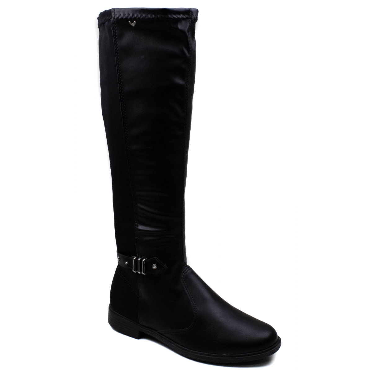 Bota Feminina Mississipi Montaria Strecth  - PRETO