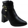 Bota Feminina Dakota Salto cb Fivela - PRETO