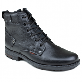 Bota Masculina Pegada Zíper - PRETO