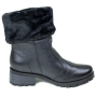 Bota Feminina Cano Baixo Pelo - PRETO