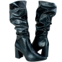 Bota Feminina Salto Cano Alto  - PRETO