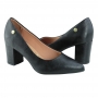 Sapato Feminino Salto Quadrado Napa Calf - PRETO