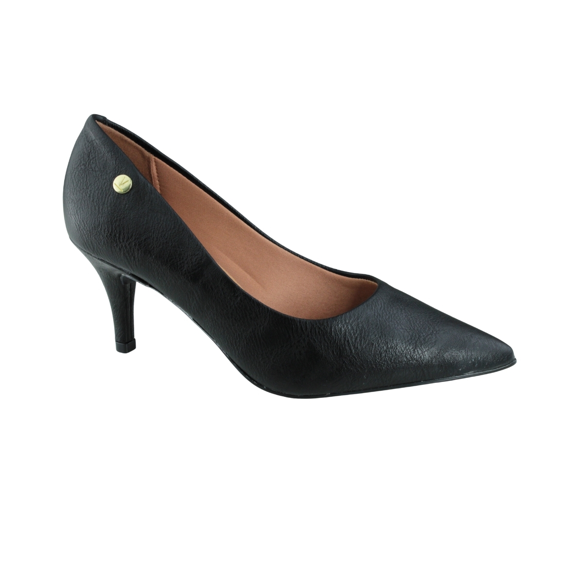 Sapato Feminino Scarpin Napa Calf Baixo - PRETO