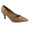 Sapato Feminino Scarpin Napa Calf Baixo - AREIA