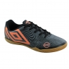 Chuteira Indoor Umbro Orbit - PRETO/CINZA/LARANJA