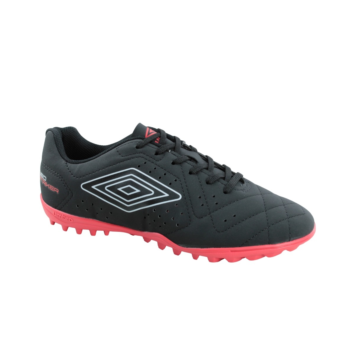 Chuteira Neo Striker Society Umbro - PRETO/VERMELHO