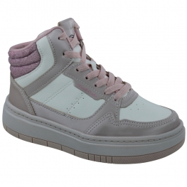 Tênis Infantil Feminino Cano Médio  - BLUSH/NEW WHITE
