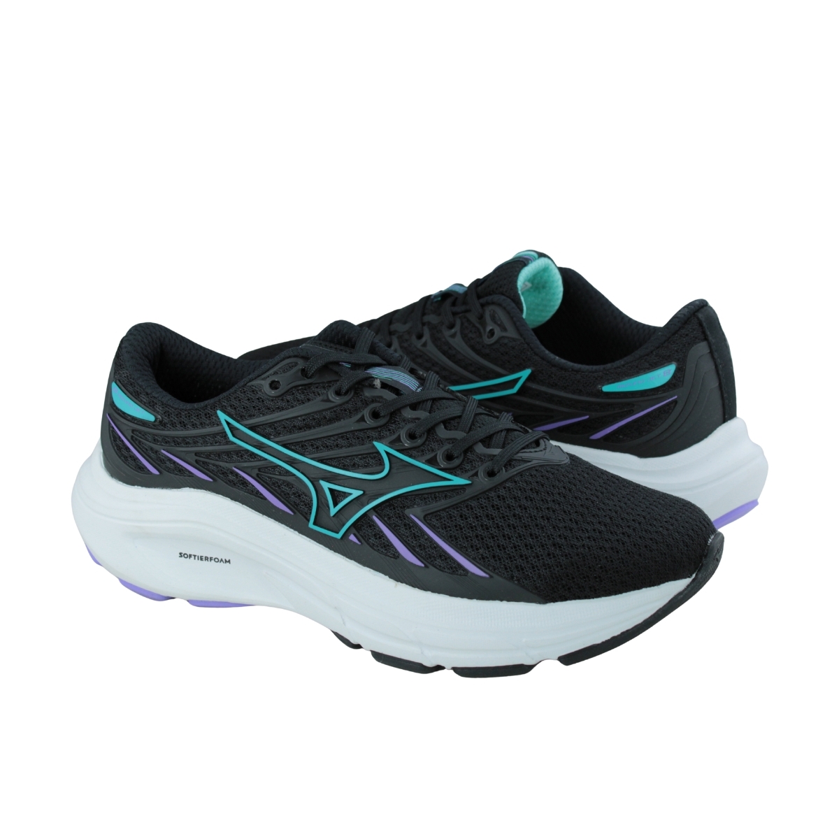 Tênis Feminino Jet 8 - PRETO/TURQUEZA
