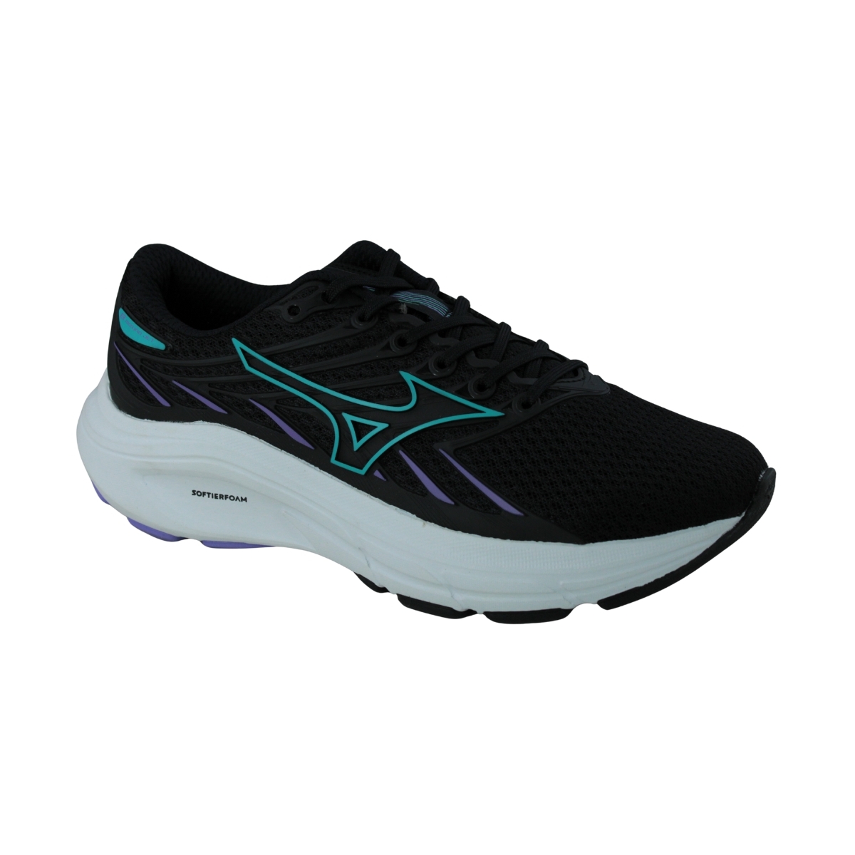 Tênis Feminino Jet 8 - PRETO/TURQUEZA