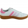 Tênis Feminino Grand Court Base 2.0 - BRANCO/ROSA/LATEX