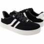 Tênis Feminino Casual Nobuck - PRETO/MARFIM