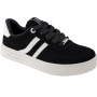 Tênis Feminino Casual Nobuck - PRETO/MARFIM