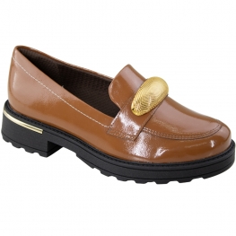Sapato Feminino Piccadilly Loafer  - OCRE