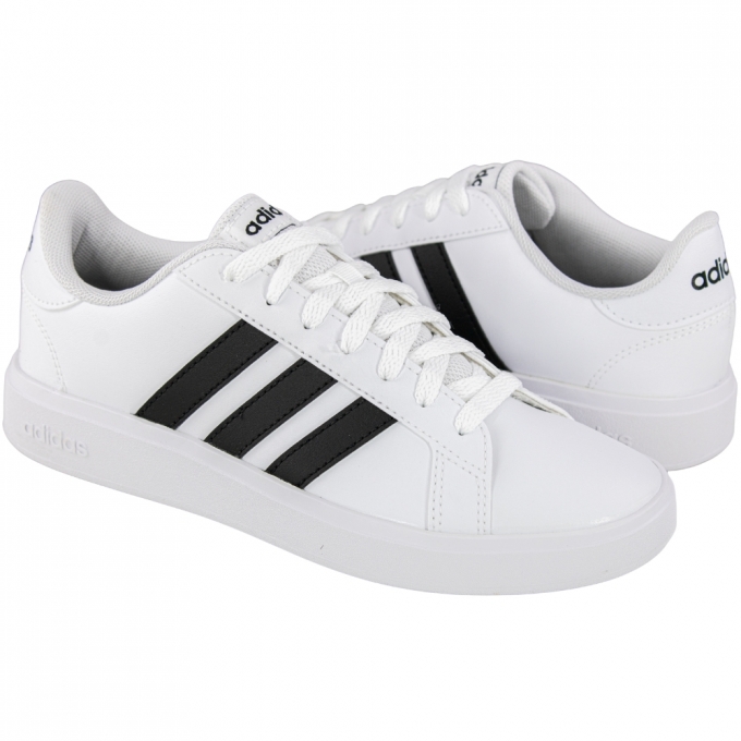 Tênis Feminino Adidas Grand Court Base 2.0 - BRANCO/PRETO