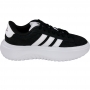 Tênis Feminino Grand Court Platform Suede - PRETO/BRANCO