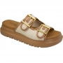 Tamanco Feminino Anabela Birk - NATURAL/CAMEL