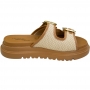 Tamanco Feminino Anabela Birk - NATURAL/CAMEL