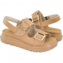 Sandalia Feminina Modare Anabela Birk - CAMEL