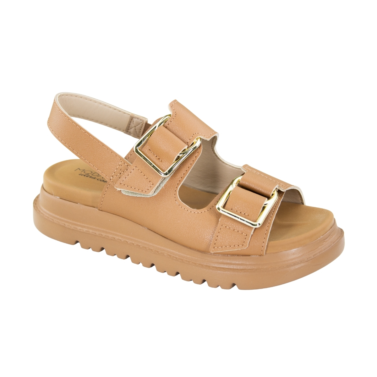 Sandalia Feminina Modare Anabela Birk - CAMEL