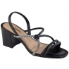 Sandália Feminina Dakota Salto Brilho  - PRETO