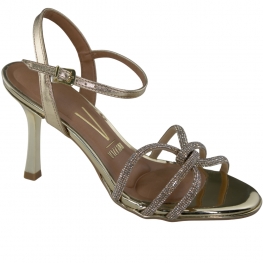 Sandália Feminina Vizzano Salto  - DOURADO