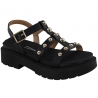 Sandália Feminina Vizzano Tratorada Pelica - PRETO