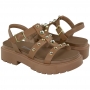 Sandália Feminina Vizzano Tratorada Pelica - CAMEL