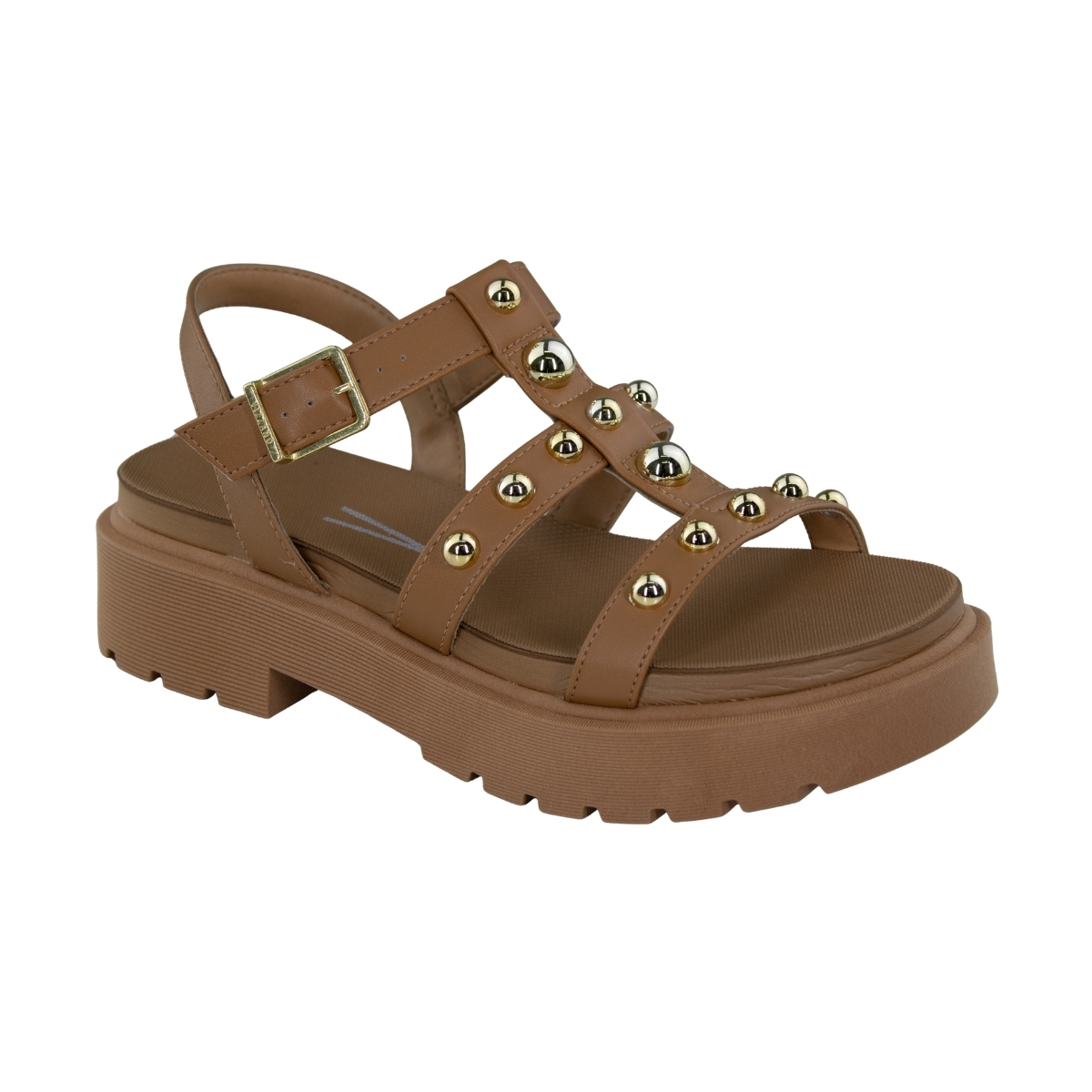 Sandália Feminina Vizzano Tratorada Pelica - CAMEL