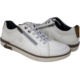 Sapatenis Masculina Pegada Zíper - MILK/MASCAVO