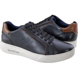 Sapatenis Masculino Pegada Esporte - PRETO/CONHAQUE