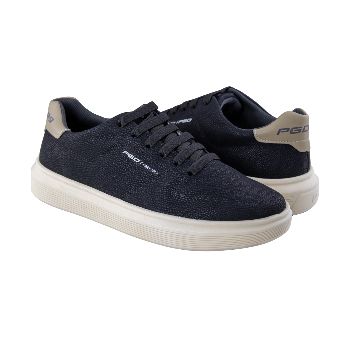 Sapatenis Masculino Pegada Caixa - PRETO/AREIA