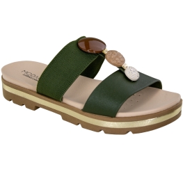 Tamanco Feminino Modare Anabela Pedras - OLIVA