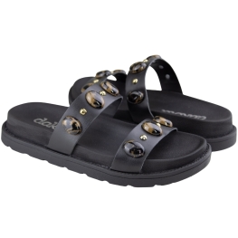 Sandalia Feminina Dakota Flatform Pedras - PRETO