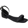 Sandália Feminina Rasteira Traseiro - PRETO