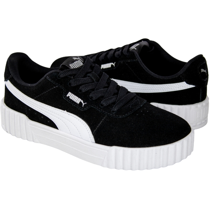 Tênis Feminino Puma Carina 3.0 SD - PRETO/BRANCO