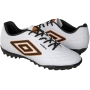 Chuteira Society Umbro Class Footballer - BRANCO/PRETO/LARANJA