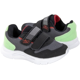 Tênis Bebê Masculino Klin New Sport - PRETO/GRAFITE/VERDE