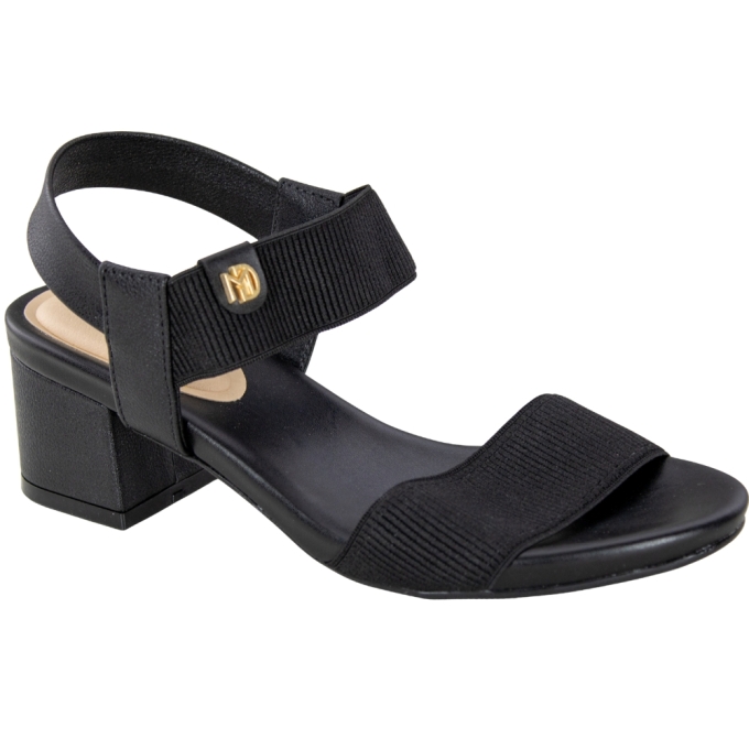 Sandalia Feminina Modare Salto Quadrado - PRETO