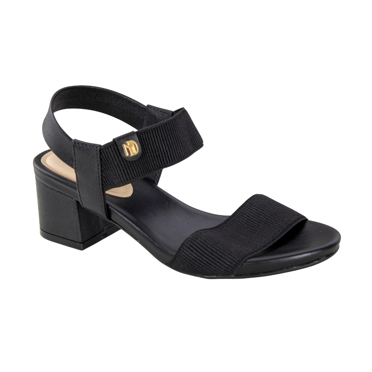 Sandalia Feminina Modare Salto Quadrado - PRETO