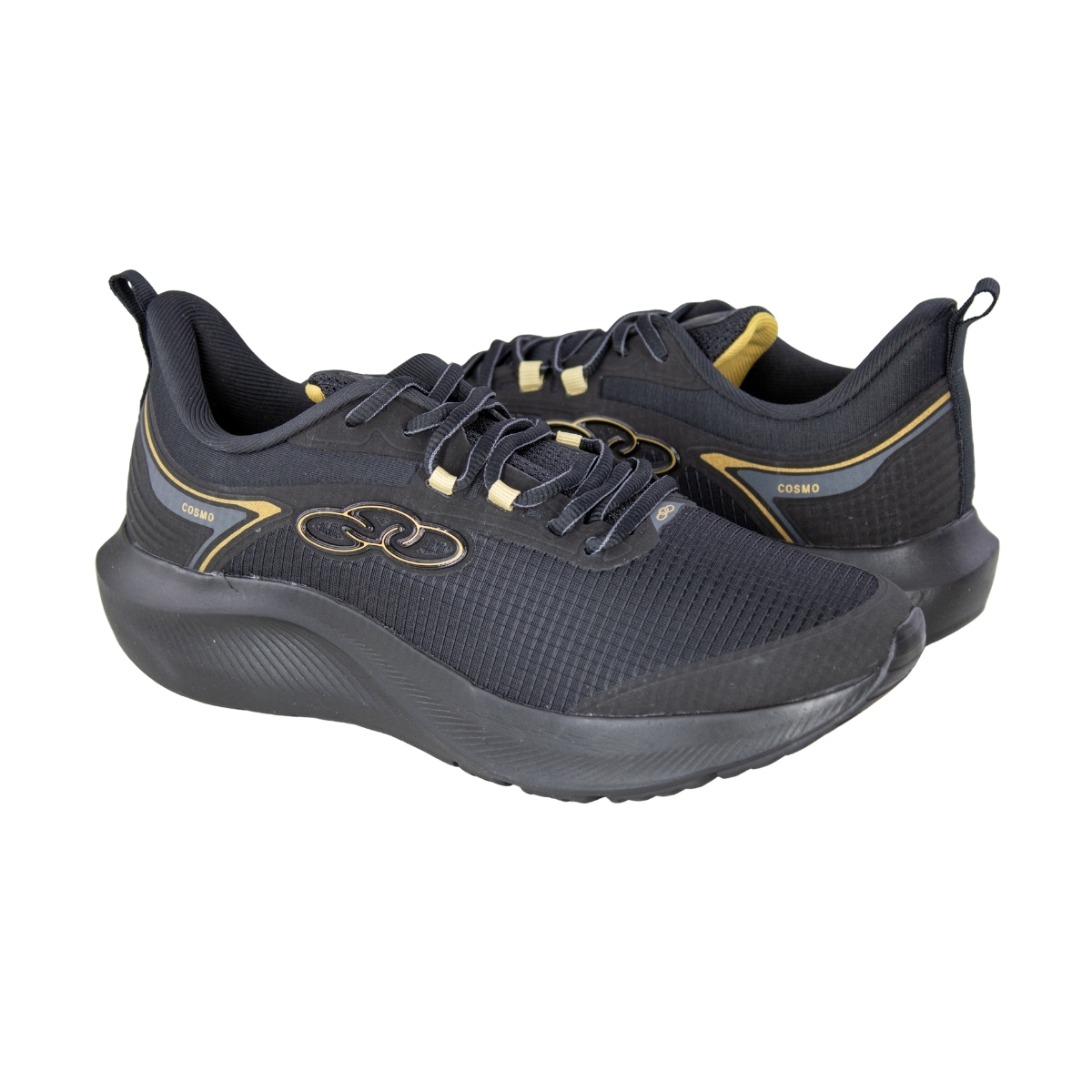 Tênis Masculino Olympikus Cosmo - PRETO/PRETO