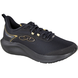 Tênis Masculino Olympikus Cosmo - PRETO/PRETO