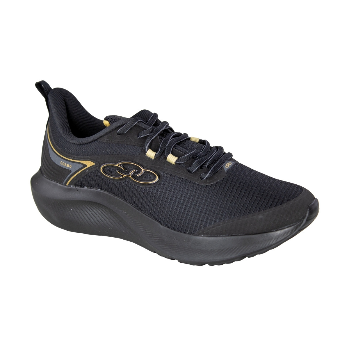 Tênis Masculino Olympikus Cosmo - PRETO/PRETO