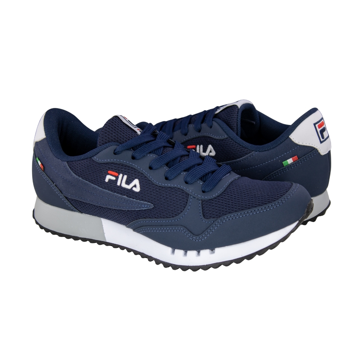 Tênis Masculino Fila Euro Jogger Sport II - MARINHO/VERMLHO/BRNCO