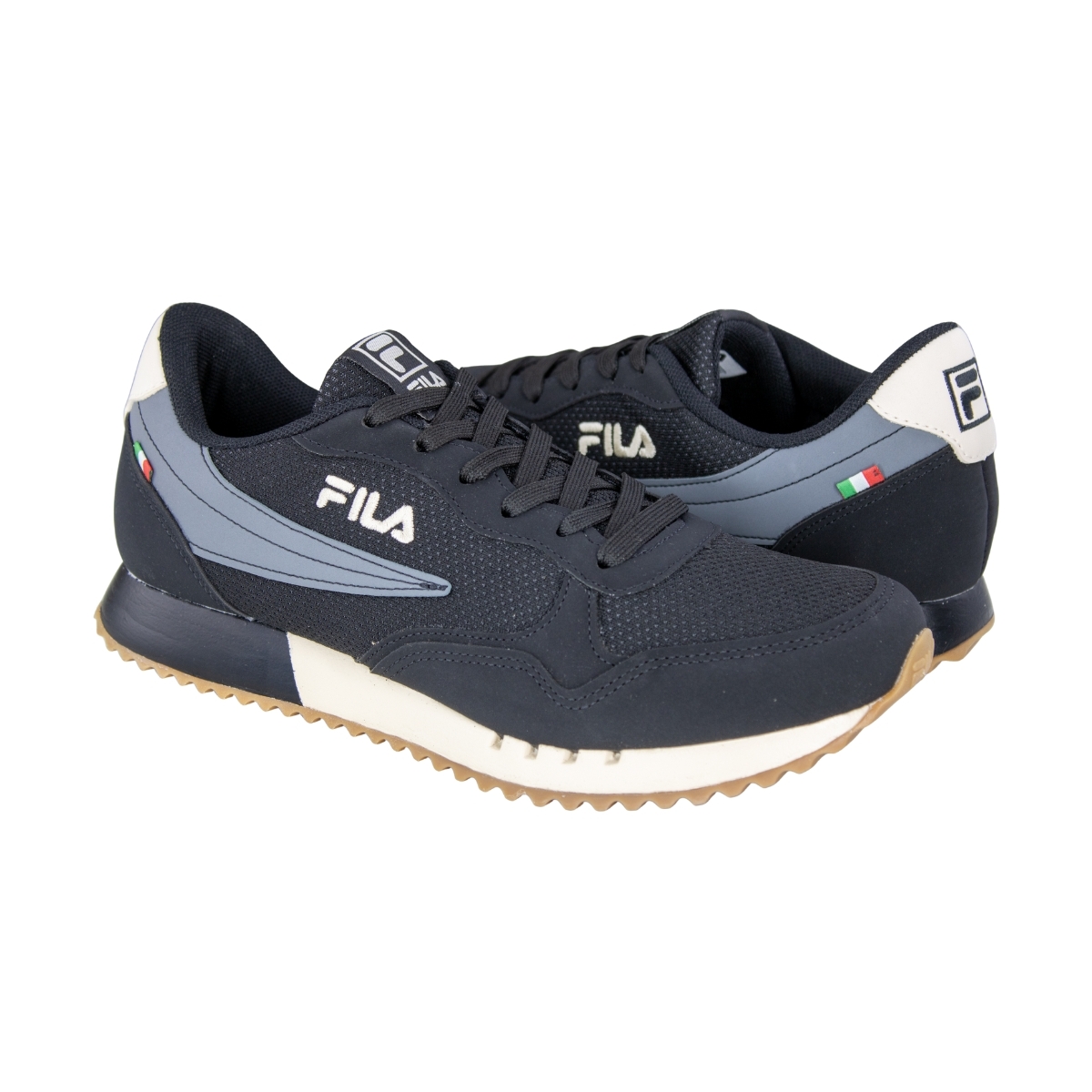 Tênis Masculino Fila Euro Jogger Sport II - PRETO/BEGE/CINZA