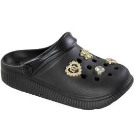 Sandália Infantil Feminino Crocs  - PRETO