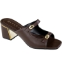 Tamanco Feminino Ramarim Salto Bloco Metal - STOUT