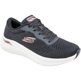Tênis Feminino Skechers Arch Fit 2.0 - PRETO/ROSA DOURADO
