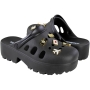 Crocs Feminino Moleca Tratorado Pingente - PRETO