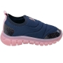 Tênis bebe Feminino Novopé Led - UNICORNIO/MARINHO