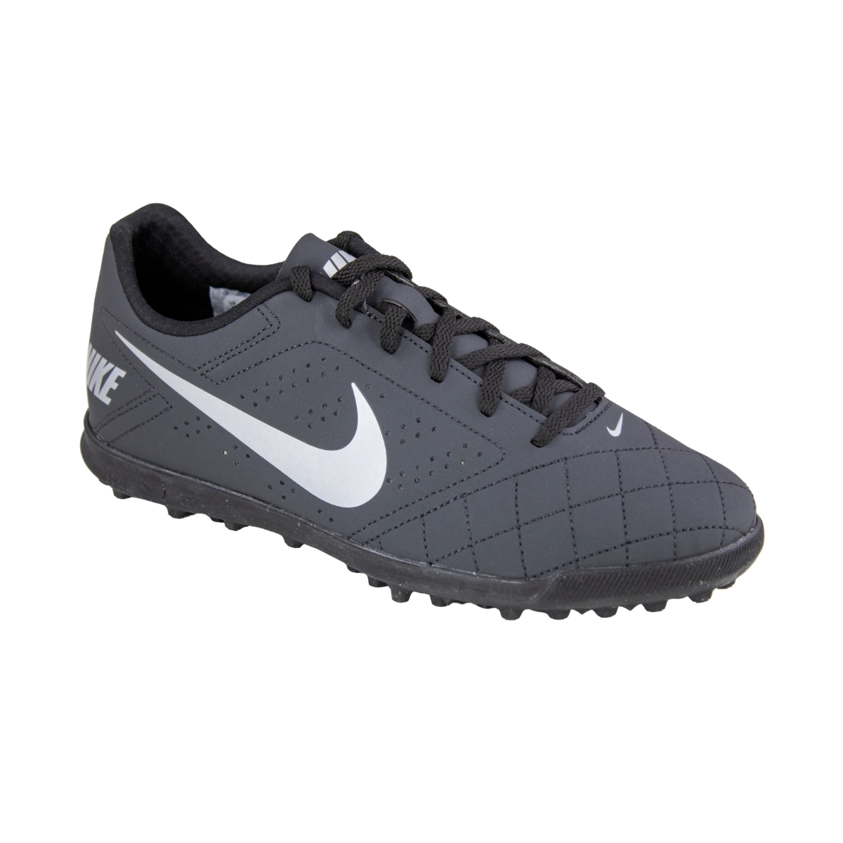 Chuteira Masculina Society Nike Beco 2 - PRETO/BRANCO